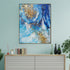 Rise Above the Sky Hand Painted Wall Painting(With Outer Floater frame)